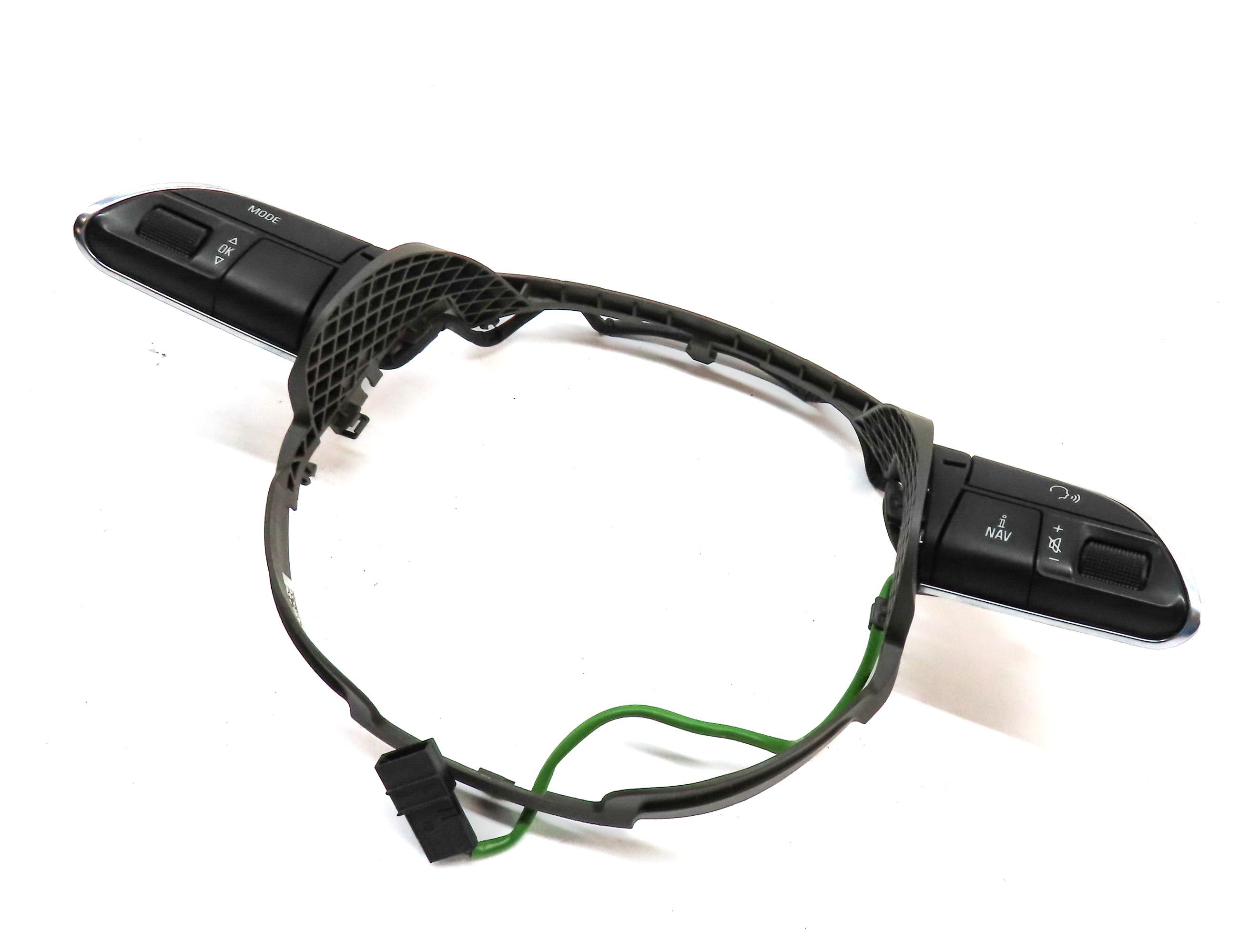 2013 AUDI Q7 (4L) STEERING WHEEL PHONE NAVIGATION OPTION SELECT SWITCH SET — exact item pictured